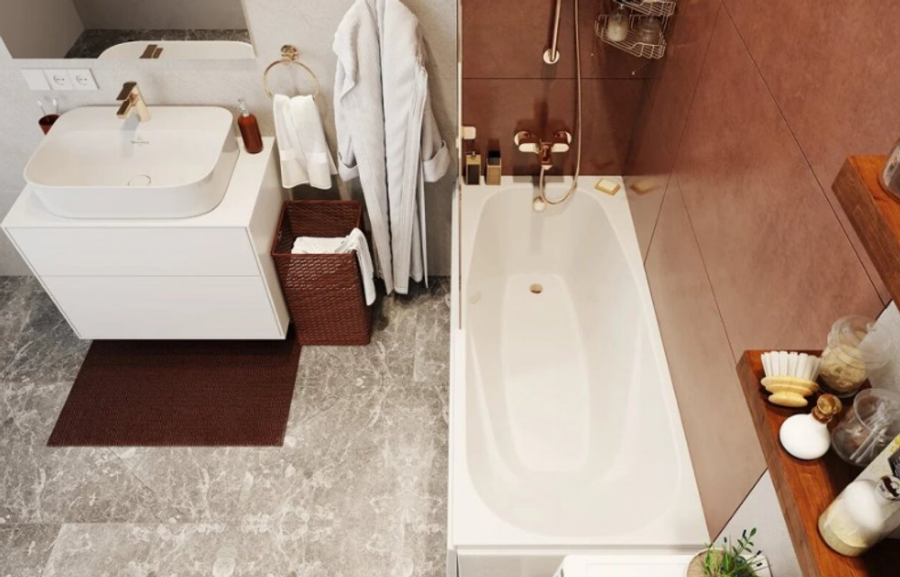 Акриловая ванна VAGNERPLAST ARONIA 160x75