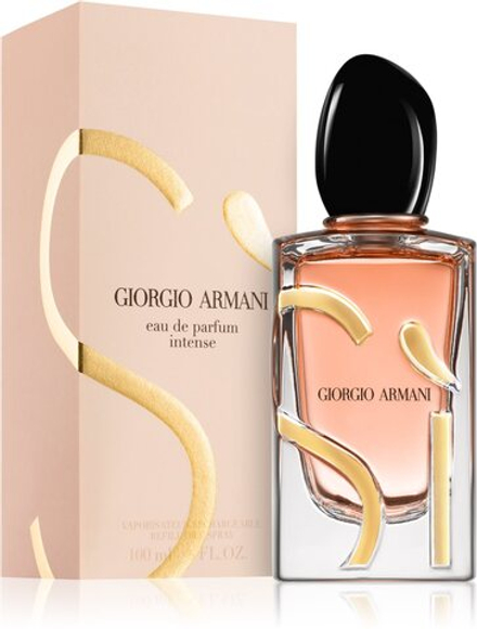 Armani парфюмированная вода флакон наполняемый для женщин Sì Intense