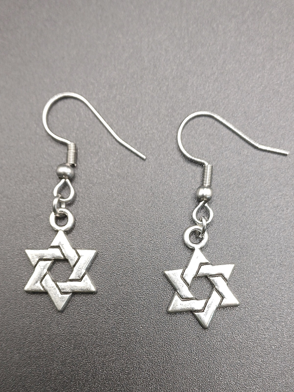 Серьги Звезда Давида малые