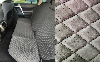 Накидки сидений ПОЛНЫЙ Coolpart MAXIMAL (кт11пр) - JJ-47-BGBG - Эко-кожа Ромб бежевый/кант беж