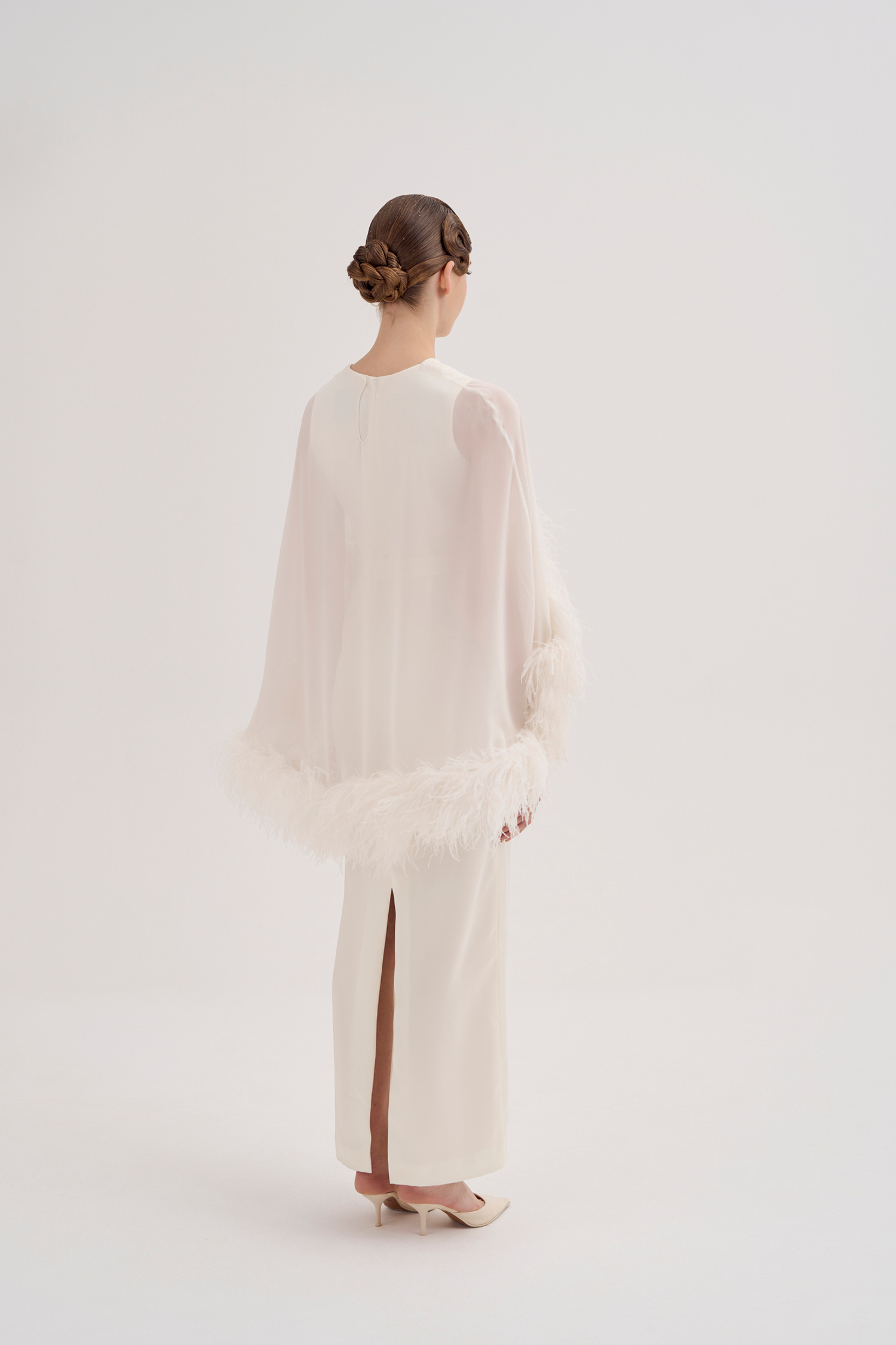 Платье Plumaison (Плюмэзон) закрытый  светлое