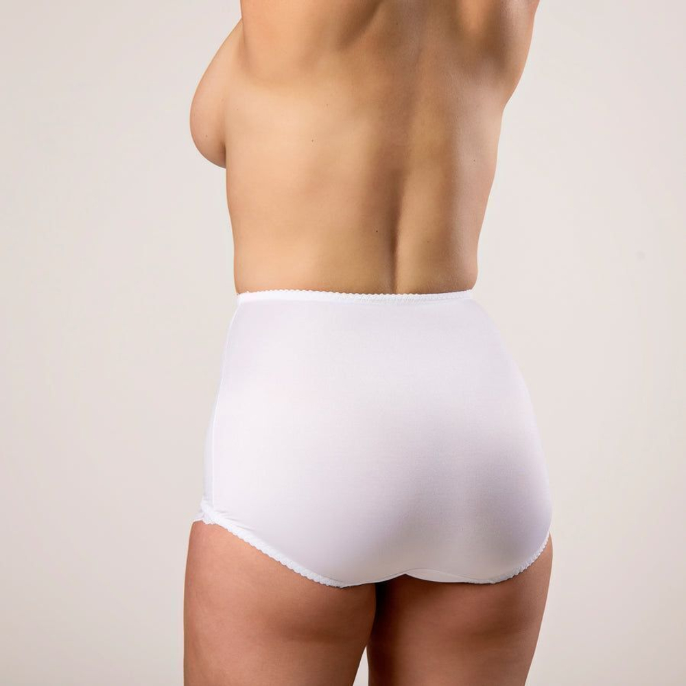 Утягивающие трусы средней степени коррекции на каждый день (Размер: 6X) (Цвет: белый)