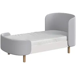 Кровать KIDI Soft для детей от 2 до 4 лет (серый)