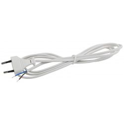 Шнур для бра ЭРА UX-ШВВП-1,8m-W 1,8 м ШВВП 2x0,5мм2 белый