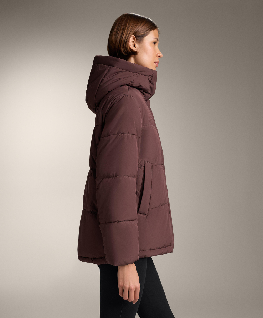 Oysho Водоотталкивающая утепленная куртка Primaloft®, винный