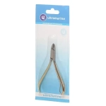 Кусачки для кутикулы, на блистере «Ultramarine», одна пружина, ручки цвет золото, 9см✦