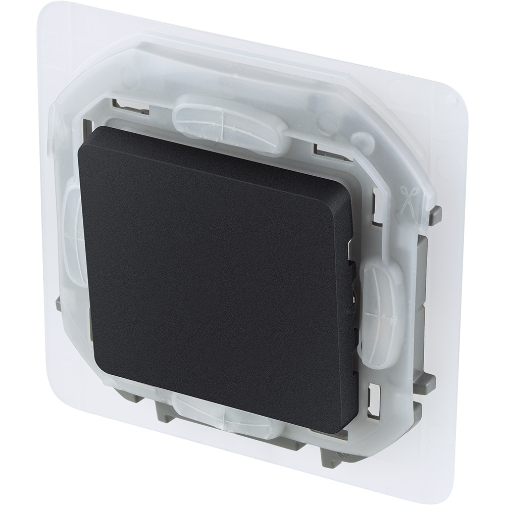 Переключатель 1-клавишный IP44 10А 250В антрацит Inspiria Legrand