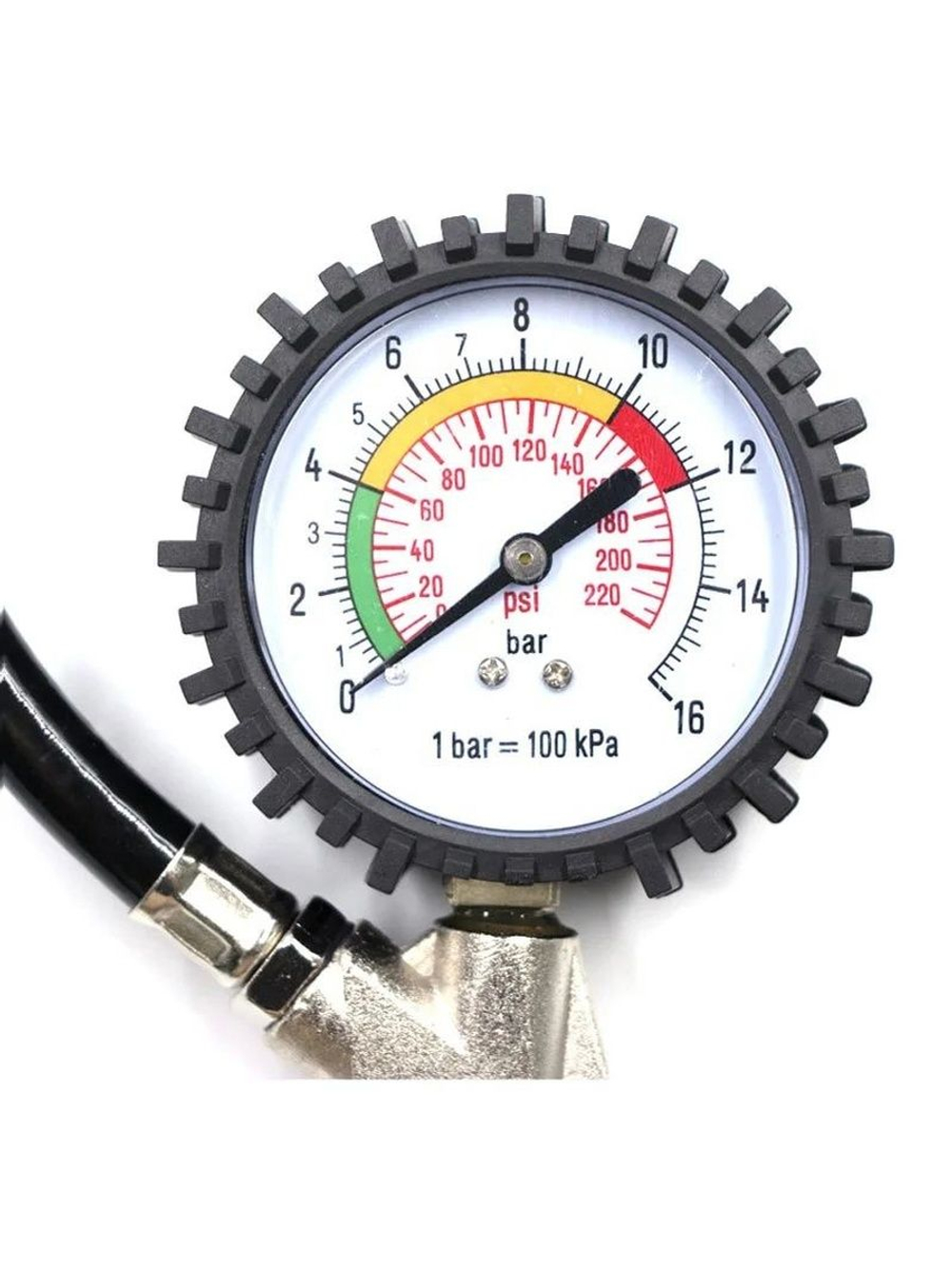 Пистолет для накачки шин с манометром 16 атмосфер