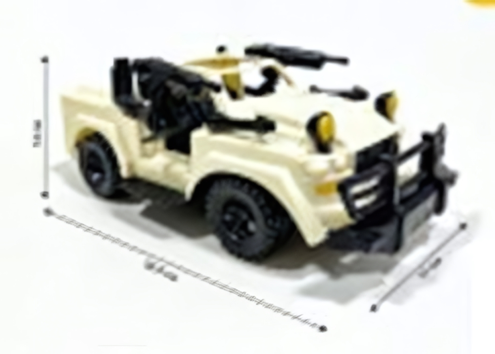 Джип пластмассовый KMP 185