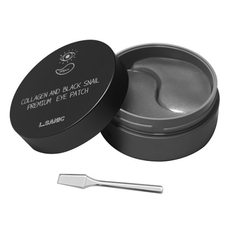 Патчи для кожи вокруг глаз с коллагеном и муцином черной улитки L'Sanic Collagen and Black Snail Premium Eye Patch 60шт