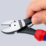 Кусачки боковые особой мощности черненые 180 мм Knipex 74 12 180