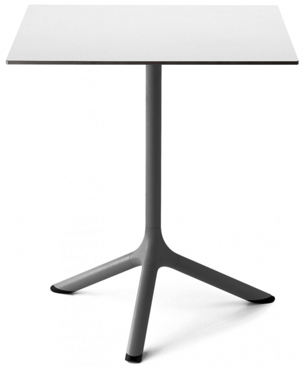 Стол ламинированный обеденный складной Scab Design Tripe Folding, антрацит, белый