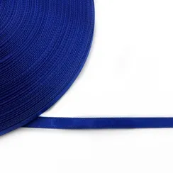 Атласная лента 6 мм, василёк