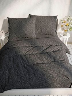 Наволочка комплект 2шт перкаль Сказка "Классика (черная)" 40x60 см на молнии