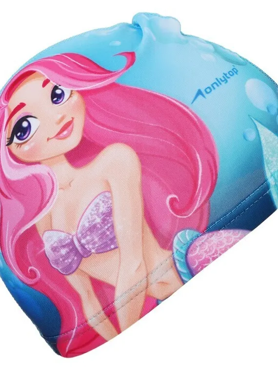 Набор для плавания детский ONLYTOP Swim «Русалка»: очки+шапочка, обхват 46-52