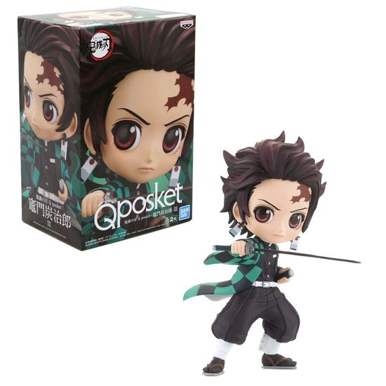 Фигурка Q Posket Demon Slayer Kimetsu No Yaiba, Tanjiro Kamado, 14 см / Фигурка по мотивам аниме "Клинок, рассекающий демонов", Танджиро Камадо, 14 см