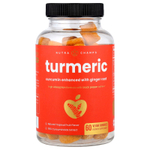 NutraChamps, жевательные мармеладки с куркумой, со вкусом натуральных тропических фруктов, 60 веганских жевательных мармеладок