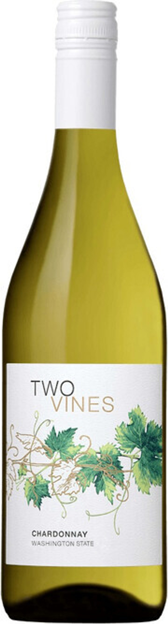 Вино Two Vines Chardonnay, 0,75 л.