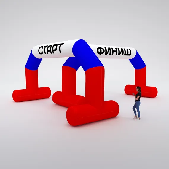 Надувная арка Лайт на опорах