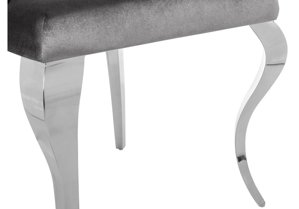 Стул на металлокаркасе Gustav серый