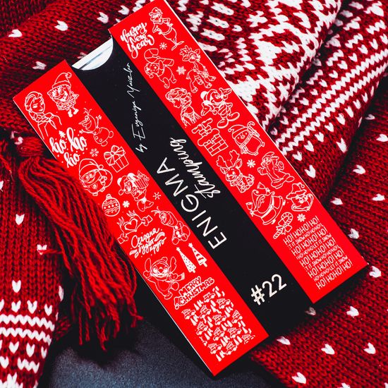 Пластина для стемпинга Enigma Stamping №022