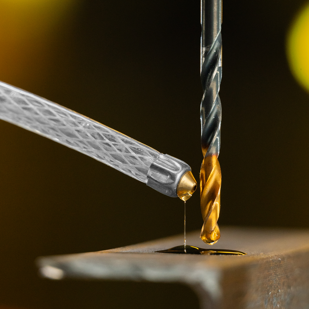 Масленка-нагнетатель, металлический корпус, 0,2 л, гибкий наконечник Denzel