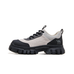 CAMEL Work Boots Men"s Low top Light Gray/Dark Gray