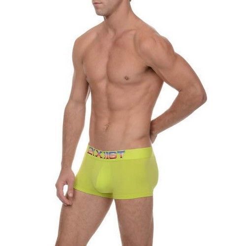 Мужские трусы Боксеры салатовые 2(x)ist Men&#39;s Electric No-Show Boxers Limited Edition Salat