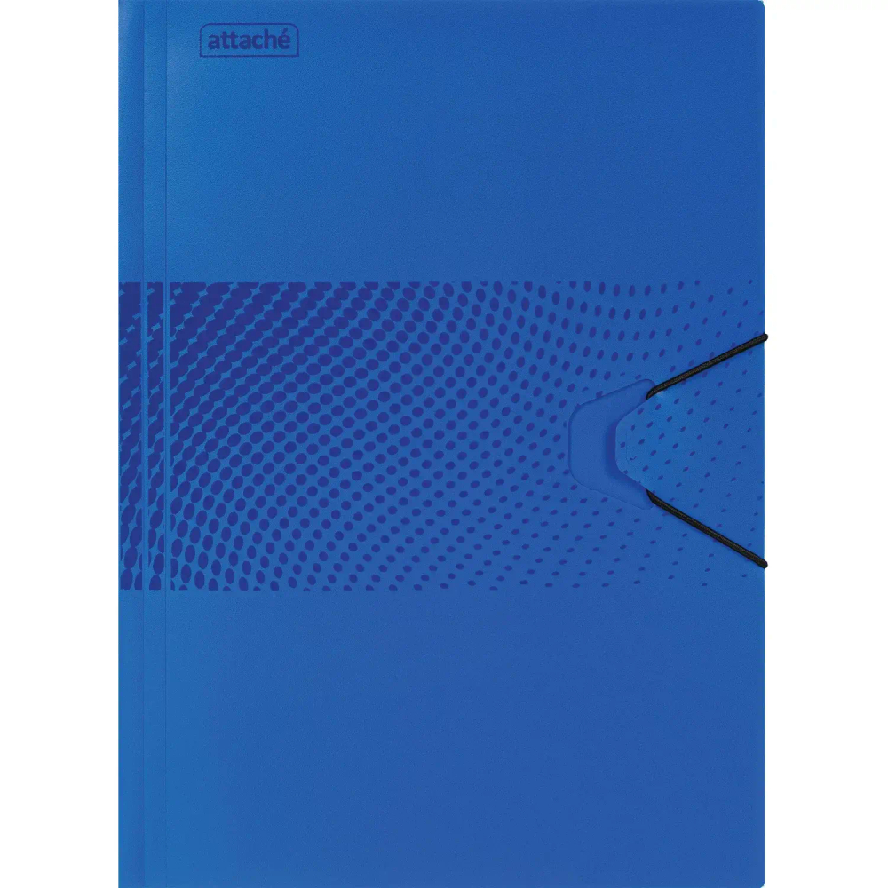 Папка на резинках Attache  Digital, синий