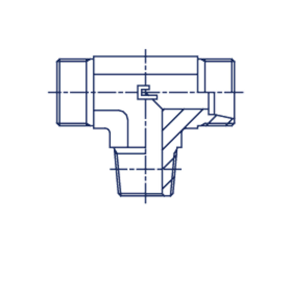 Штуцер FTC DS16 BSPT 1/2" (корпус)