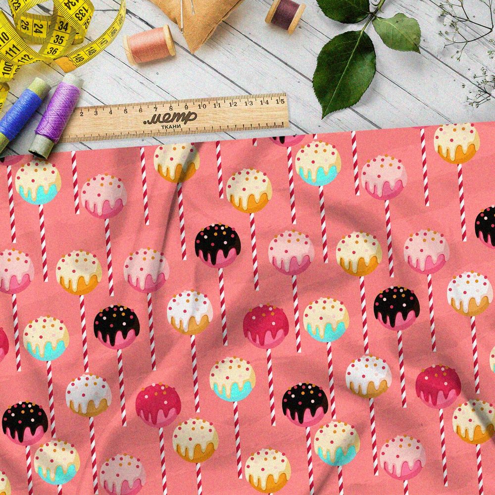 Ткань шелк Армани аппетитные леденцы с посыпкой