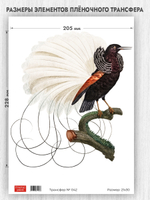 Трансфер для декупажа переводной рисунок для поверхностей 042