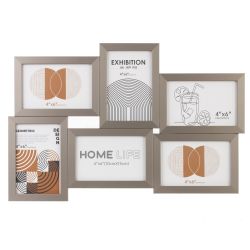 GAEM Фоторамка-панно для 6-ти фото, L47 W2 H32 см
