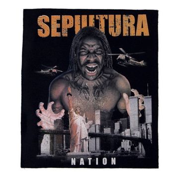 Нашивка спиновая Sepultura Nation