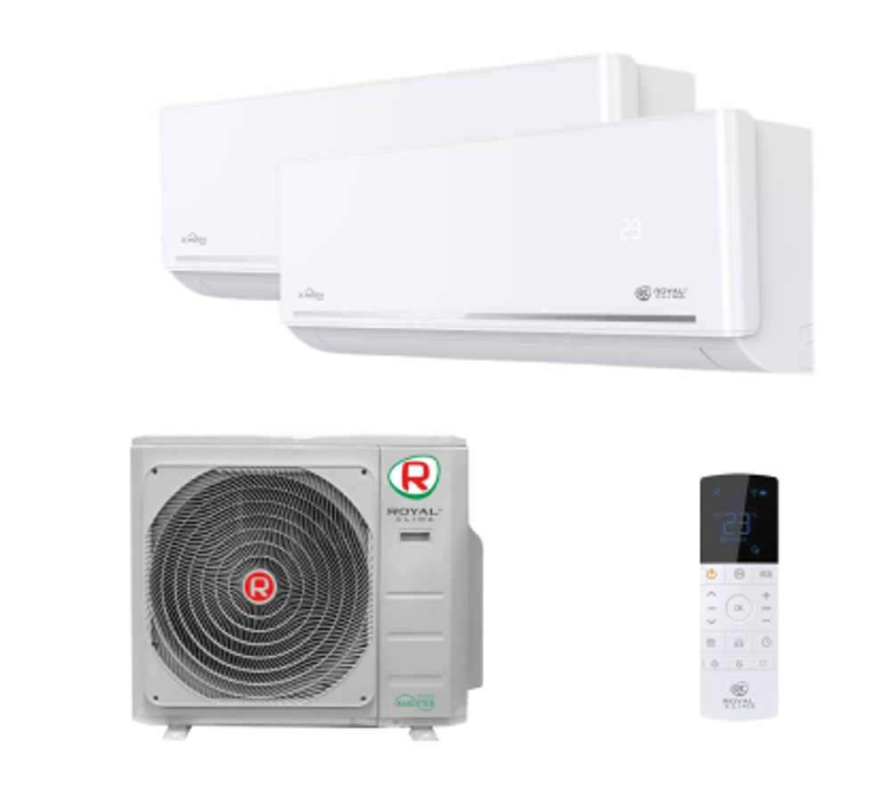 Мульти сплит-система Royal Clima на 2 комнаты (25+25 кв.м.) серия FELICITA