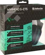Игровые наушники Defender Warhead G-275 Black/Green (64122)
