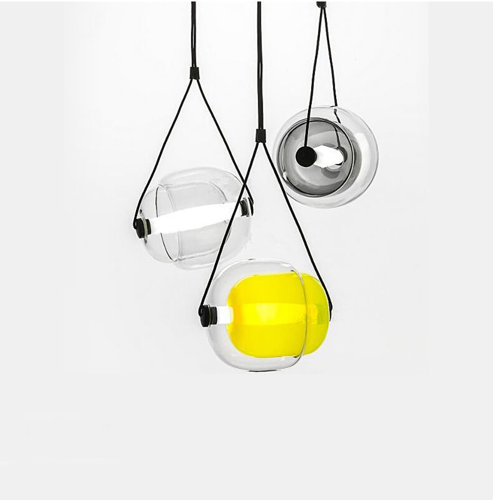 Pendant design lamp  Capsula by Brokis (Yellow)