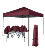 Тент-шатер «Практик» раздвижной в сумке 3*3*2,5м бордоый