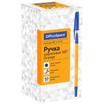 Ручка шариковая OfficeSpace "907 Orange" синяя, 1,0мм, желтый корпус