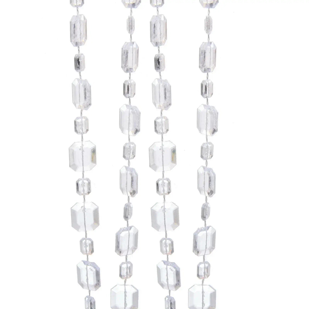 Бусы на ёлку 2,0 м «Волшебная льдинка», Прозрачный