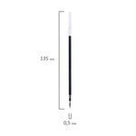 Стержень гелевый Staff Basic, чёрный, 0.5мм, 135мм