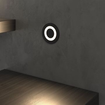 Встраиваемый светодиодный светильник для лестниц MRL LED 1107 черный Elektrostandard