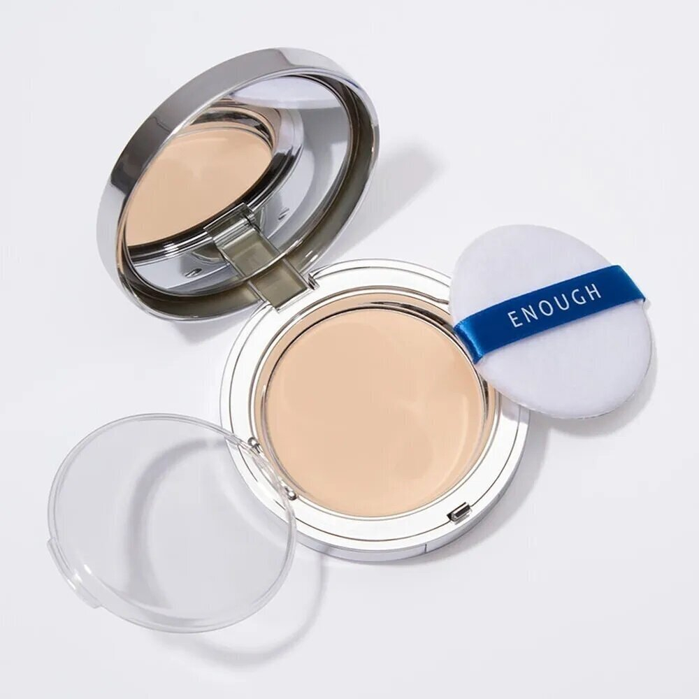 Enough Пудра компактная с коллагеном Ultra X10 Two-Way Cake SPF50+ PA+++ со сменным блоком, тон 13