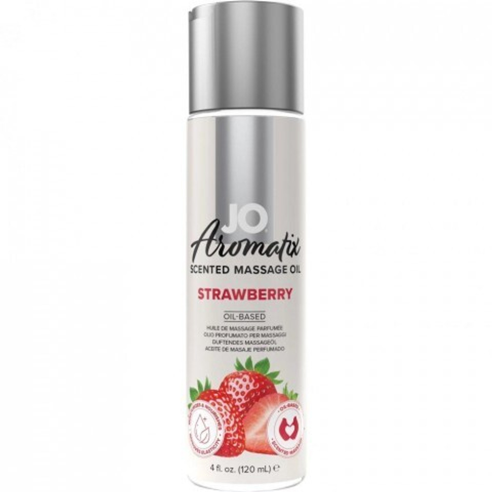 Массажное масло JO Aromatix Strawberry 120 мл