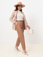 Брюки экокожа