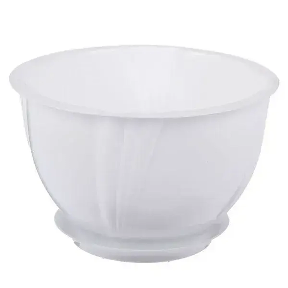 Кашпо Diana 5л c поддоном (снежно-белый)