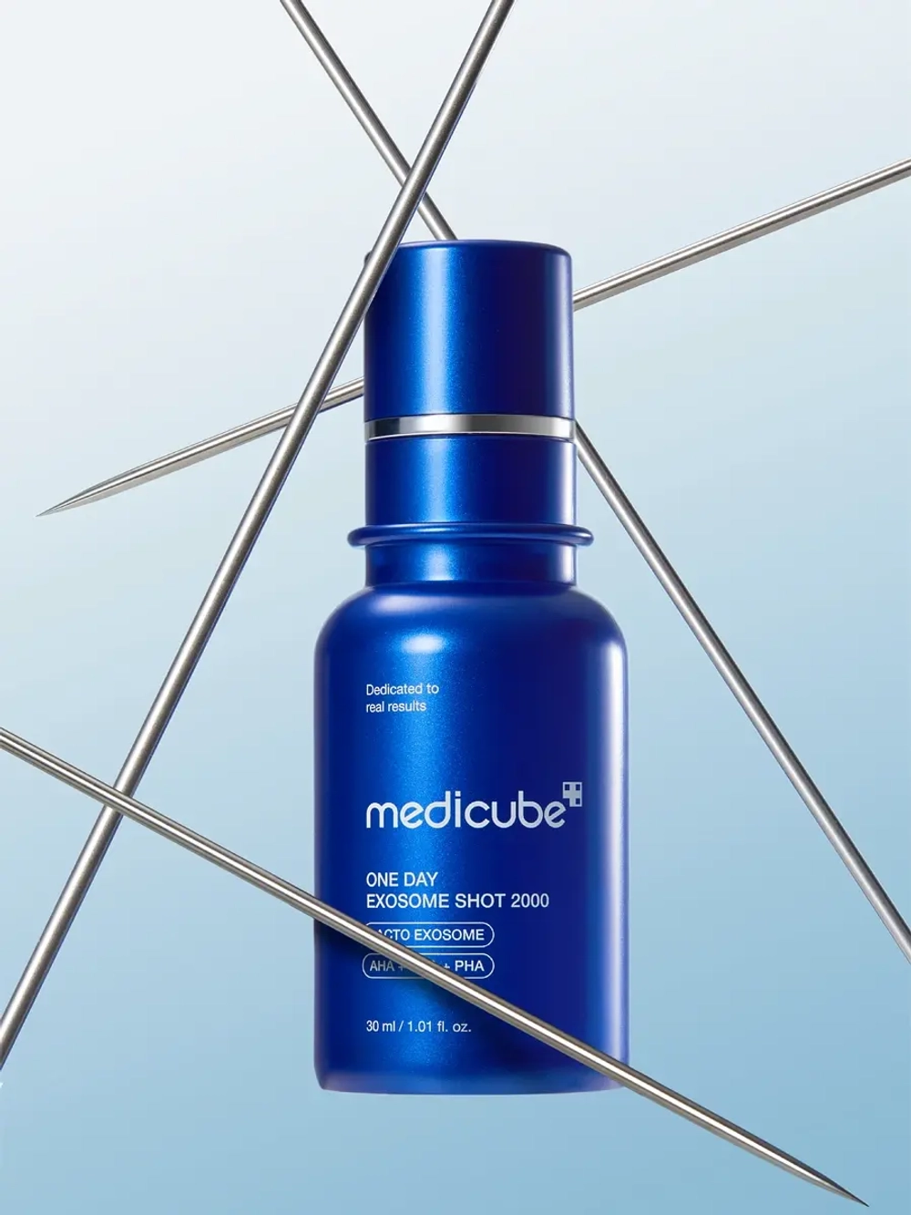 Medicube Сыворотка-бустер с экзосомами и спикулами для сужения пор One-Day Exosome Shot Pore Ampoule 2000 30 мл