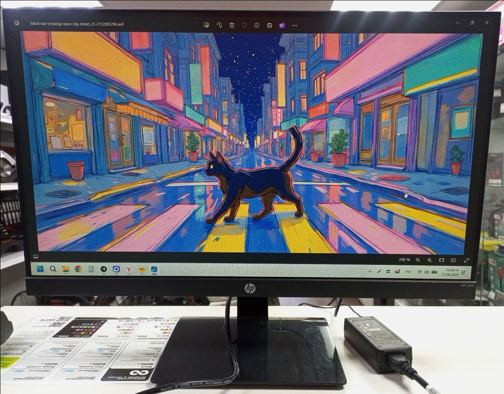 Монитор HP M24m 23.8 IPS 75 Гц