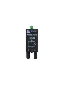 Модуль светодиодный 24 VDC для промежуточных реле RP AVERES EKF rp-led-24DC