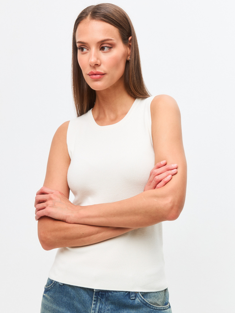 Вязаный топ из вискозы